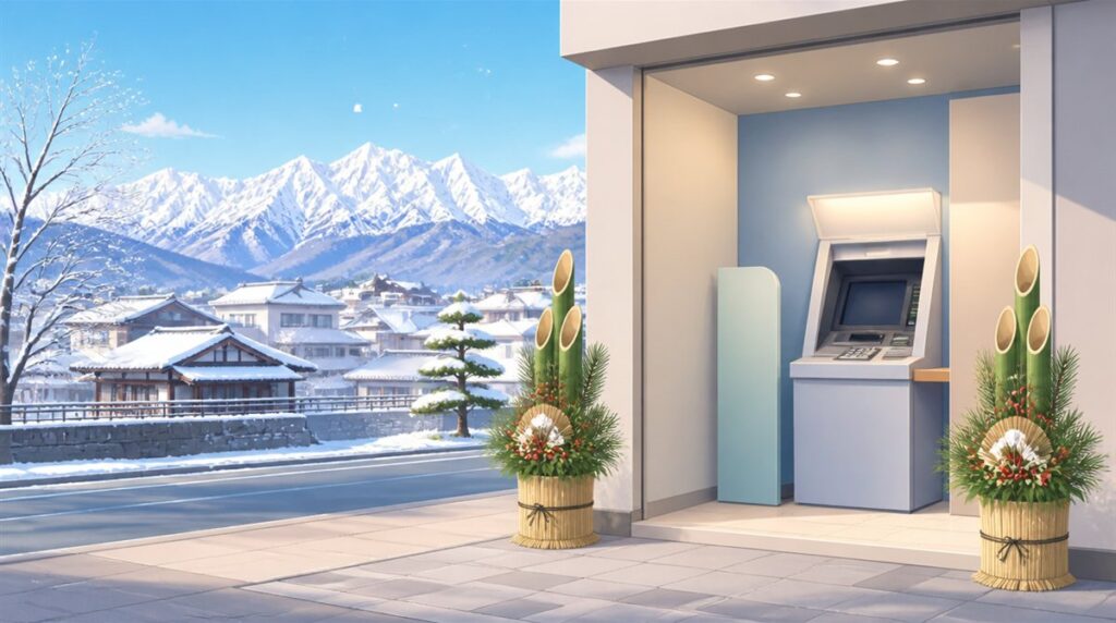 八十二銀行(82銀行|八十二長野銀行)の年末年始(2026-2027)ATMや窓口の営業日・営業時間はいつ?手数料はいくら?