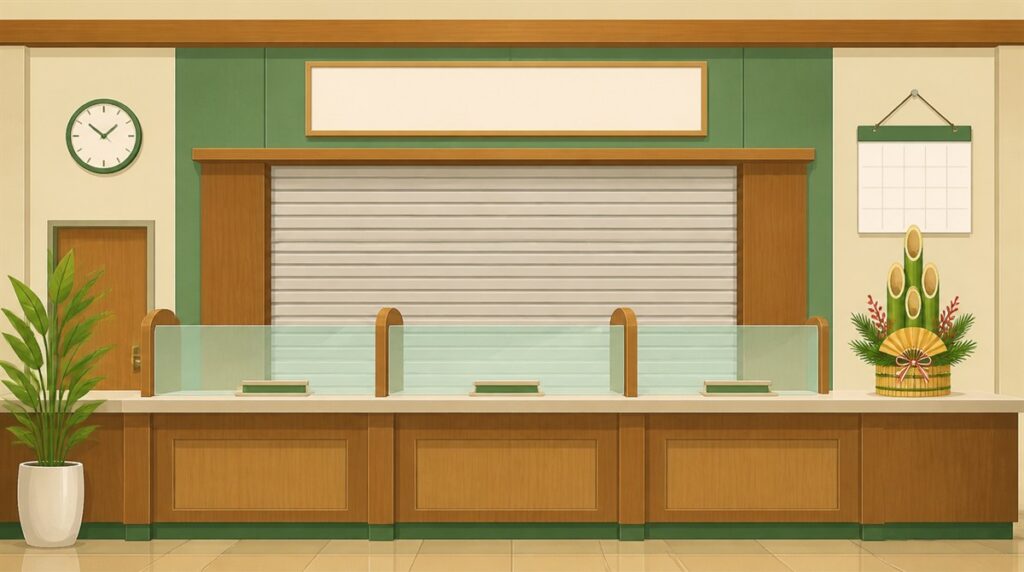 秋田銀行(秋銀)の年末年始(2026-2027)ATMや窓口の営業日・営業時間はいつ?手数料はいくら?