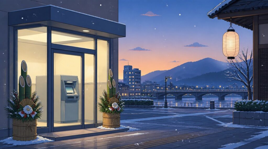 阿波銀行の年末年始(2026-2027)ATMや窓口の営業日・営業時間はいつ?手数料はいくら?