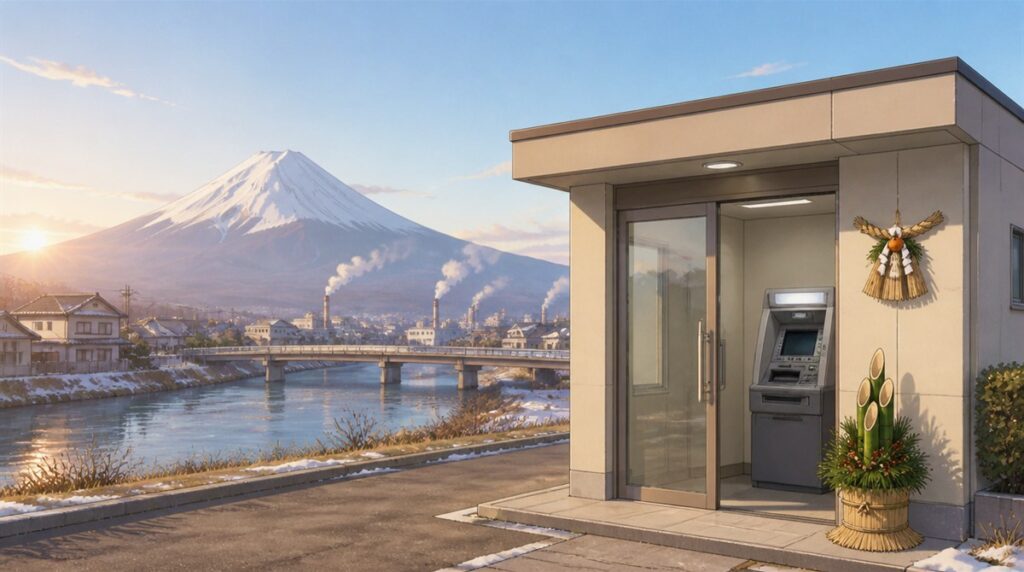 富士信用金庫の年末年始(2026-2027)ATMや窓口の営業日・営業時間はいつ?手数料はいくら?