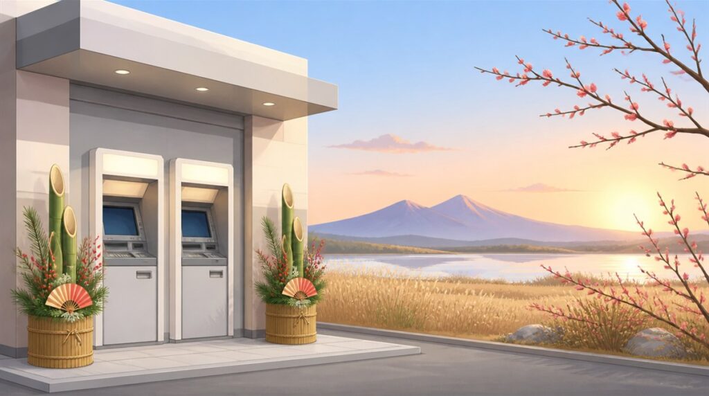 茨城県信用組合(けんしん)の年末年始(2026-2027)ATMや窓口の営業日・営業時間はいつ?手数料はいくら?