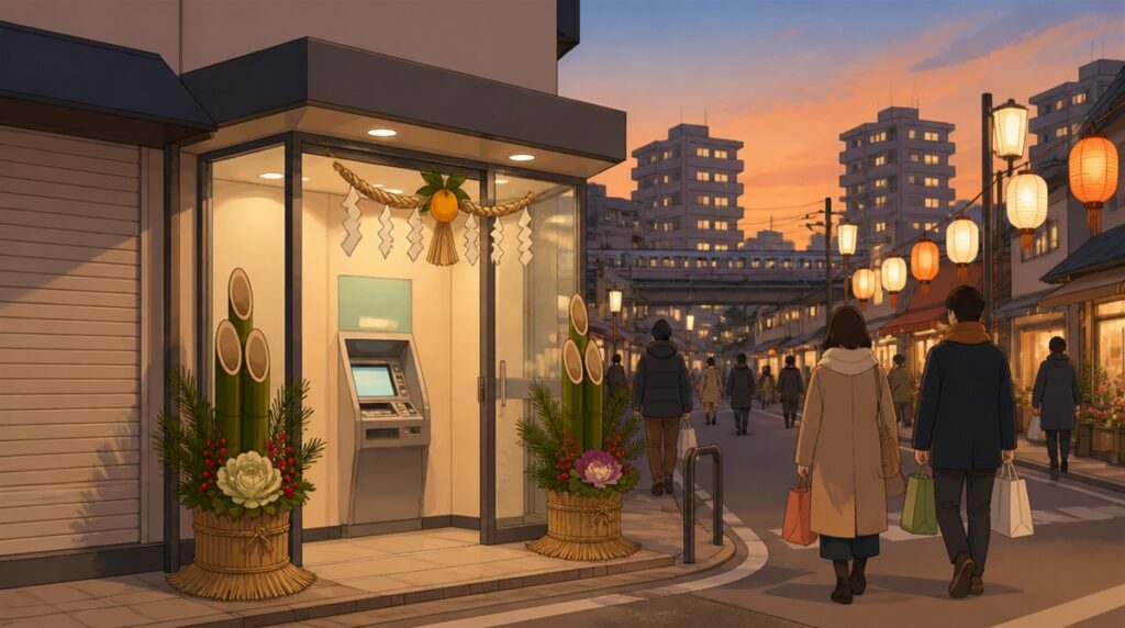 城南信金(城南信用金庫)の年末年始(2026-2027)ATMや窓口の営業日・営業時間はいつ?手数料はいくら?