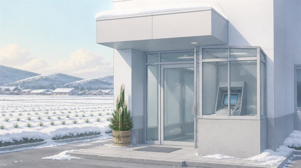 北見信金(北見信用金庫)の年末年始(2026-2027)ATMや窓口の営業日・営業時間はいつ?手数料はいくら?
