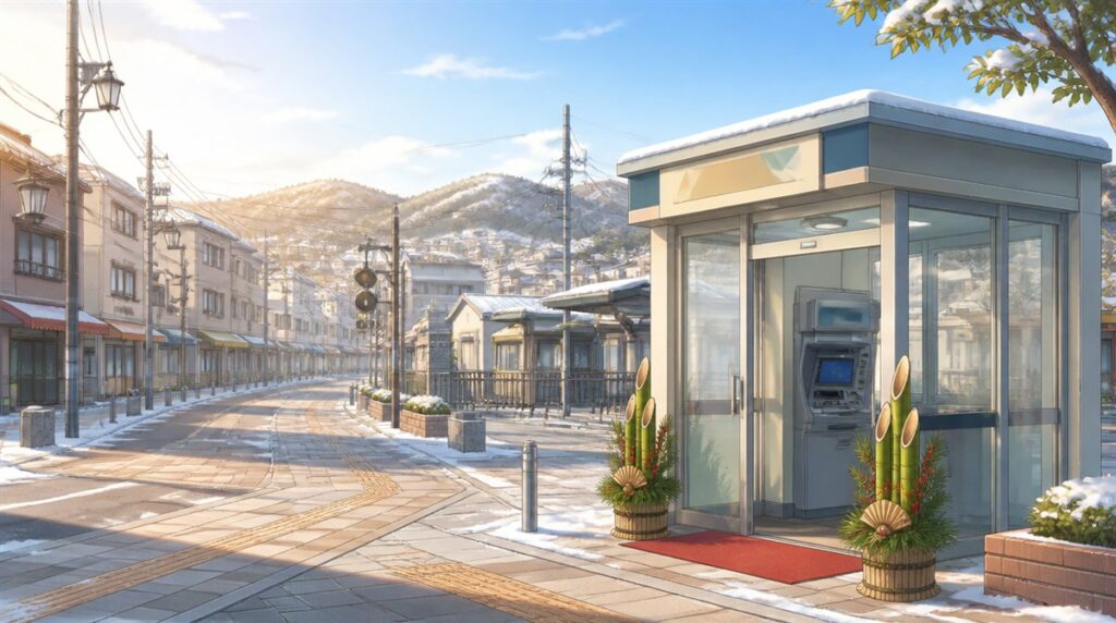 北大阪信金(北おおさか信用金庫)の年末年始(2026-2027)ATMや窓口の営業日・営業時間はいつ?手数料はいくら?