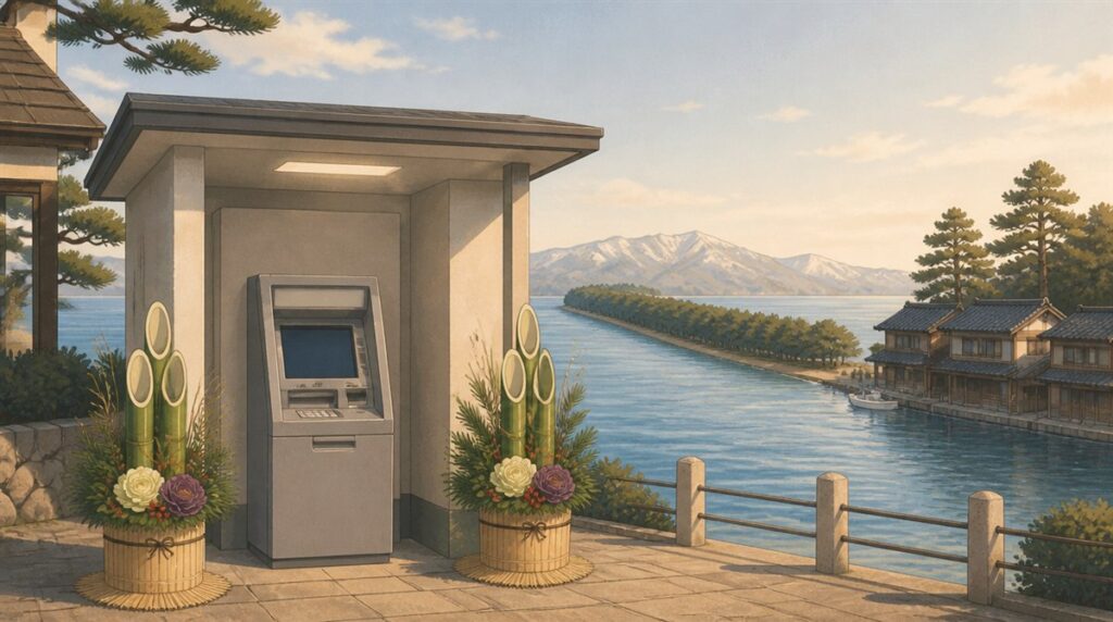 北都信金(京都北都信用金庫)の年末年始(2026-2027)ATMや窓口の営業日・営業時間はいつ?手数料はいくら?