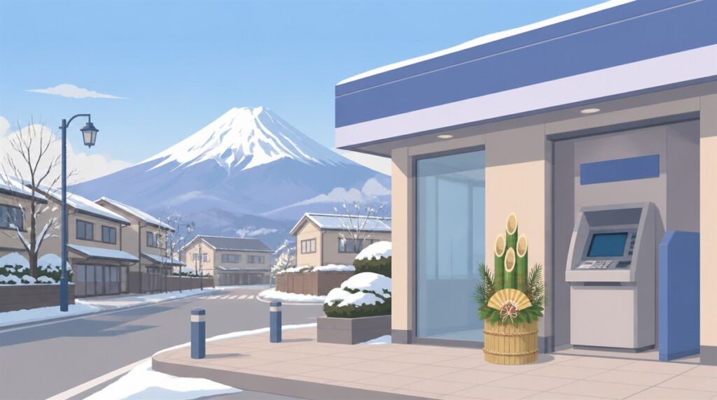 さんしん(三島信用金庫)の年末年始(2026-2027)ATMや窓口の営業日・営業時間はいつ?手数料はいくら?