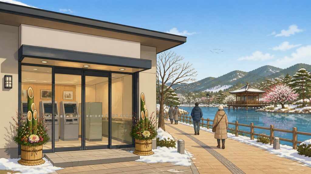 水戸信用金庫(みとしん)の年末年始(2026-2027)ATMや窓口の営業日・営業時間はいつ?手数料はいくら?