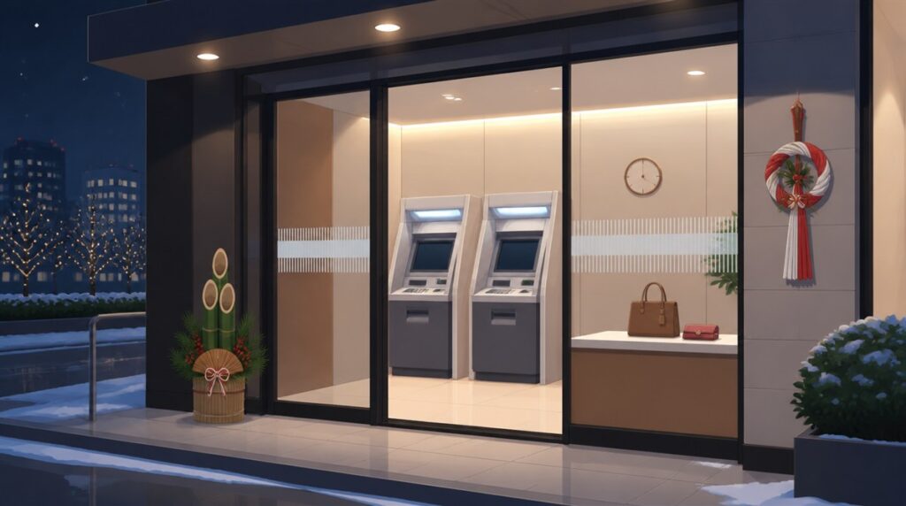 みずほ銀行の年末年始(2026-2027)ATMや窓口の営業日・営業時間はいつ？手数料はいくら？