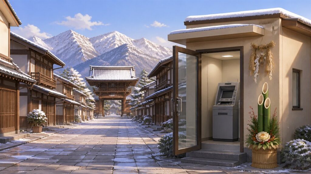 長野信金(長野信用金庫)の年末年始(2026-2027)ATMや窓口の営業日・営業時間はいつ?手数料はいくら?