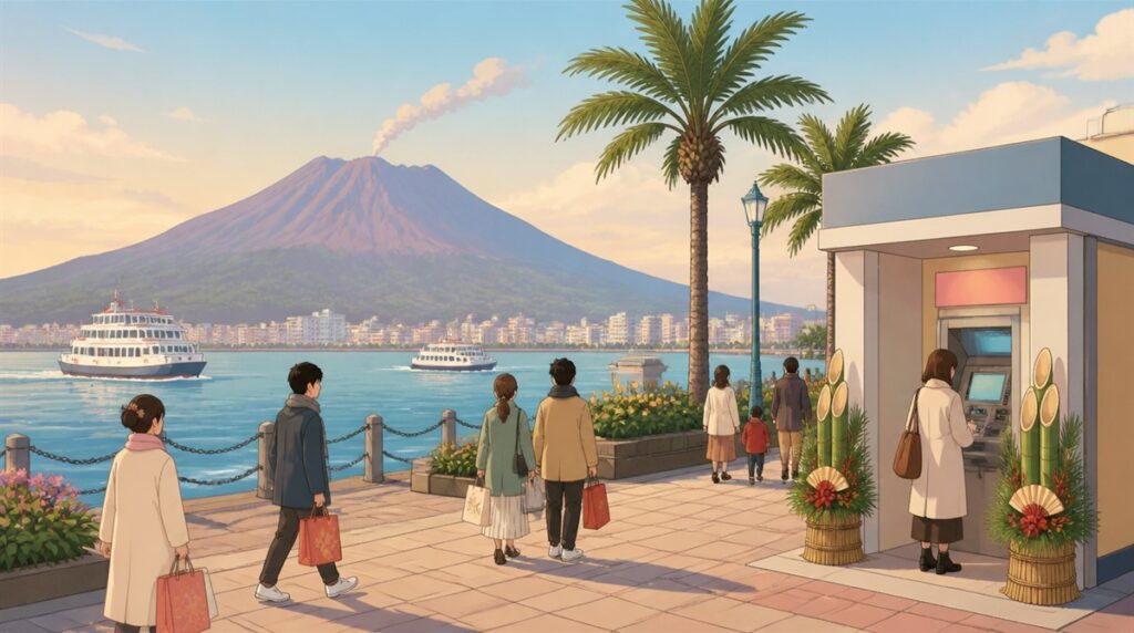 なんぎん(南日本銀行)の年末年始(2026-2027)ATMや窓口の営業日・営業時間はいつ?手数料はいくら?