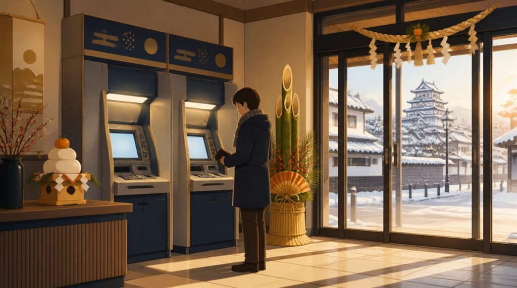 岡崎信用金庫(おかしん)の年末年始(2026-2027)ATMや窓口の営業日・営業時間はいつ?手数料はいくら?