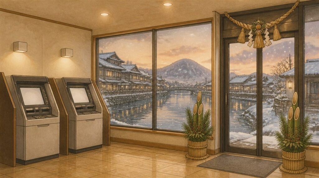 三条信用金庫の年末年始(2026-2027)ATMや窓口の営業日・営業時間はいつ?手数料はいくら?