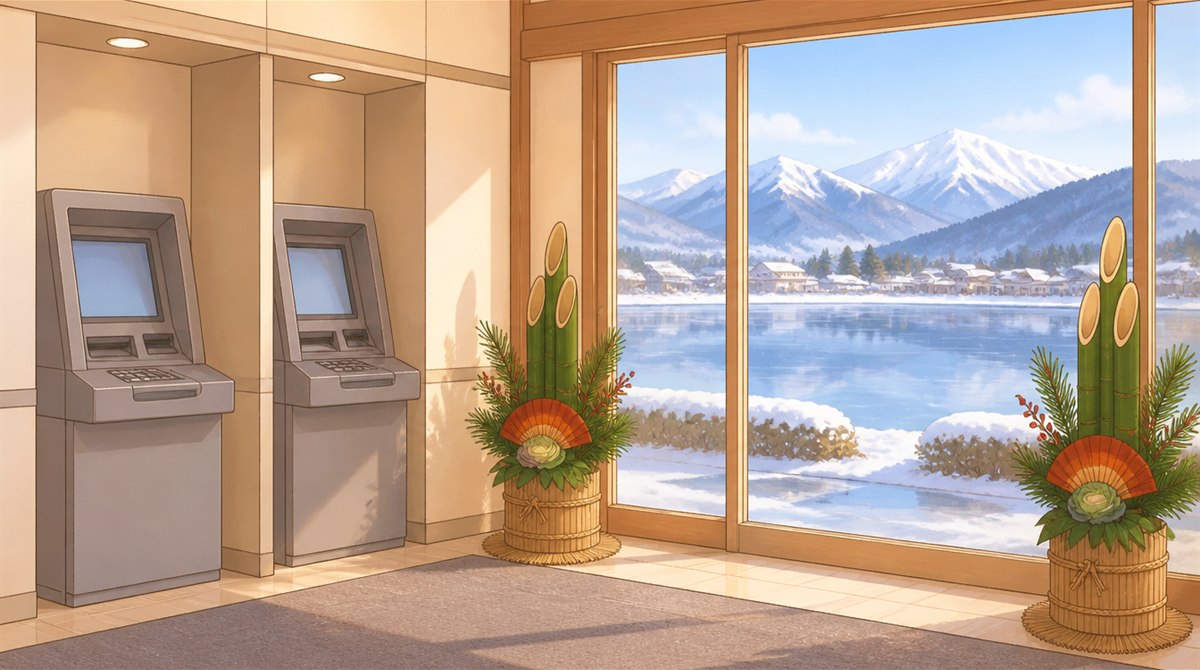 諏訪信用金庫(諏訪信金)の年末年始2026-2027のATMと窓口の営業時間・手数料