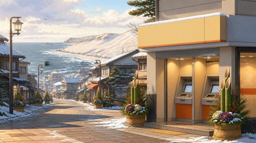 鳥取銀行(とりぎん)の年末年始(2026-2027)ATMや窓口の営業日・営業時間はいつ?手数料はいくら?