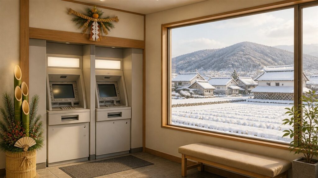 会津信金(会津信用金庫)の年末年始(2026-2027)ATMや窓口の営業日・営業時間はいつ?手数料はいくら?