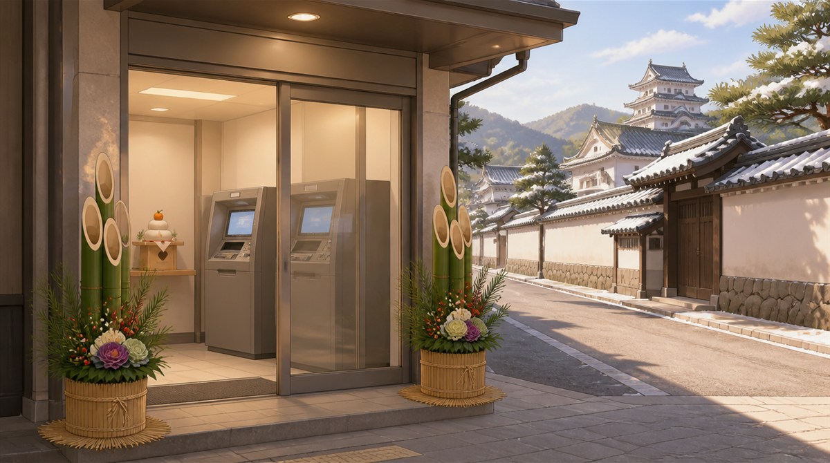 萩山口信用金庫の年末年始2026-2027のATMと窓口の営業時間・手数料