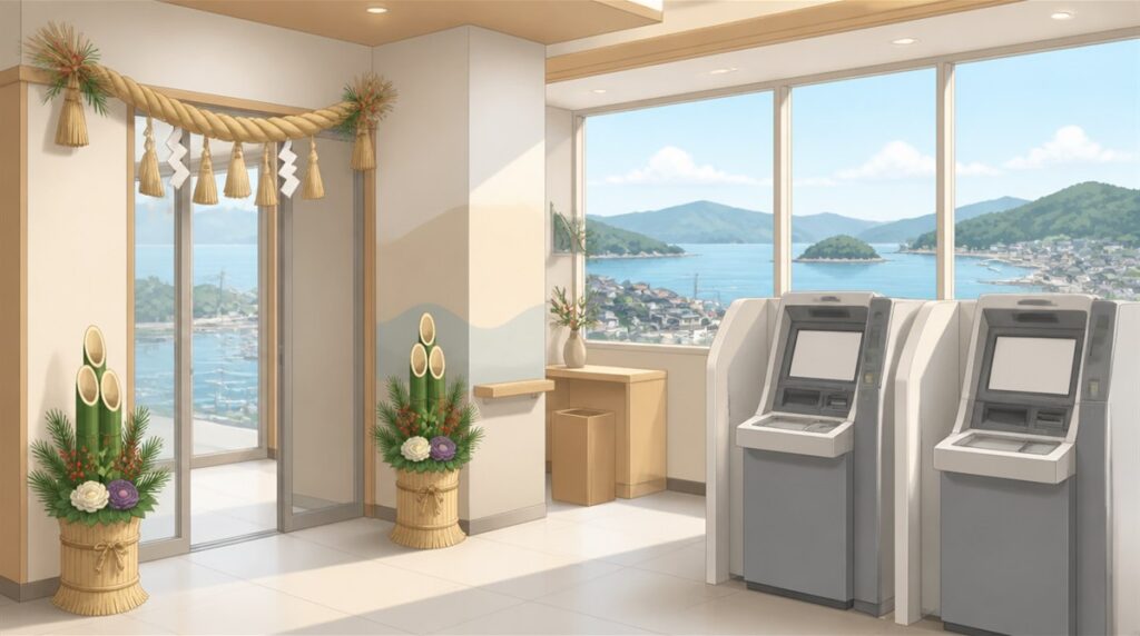 東山口信用金庫の年末年始(2026-2027)ATMや窓口の営業日・営業時間はいつ？手数料はいくら？