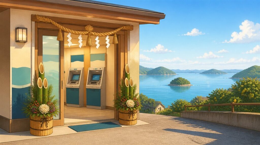広島県信用組合の年末年始(2026-2027)ATMや窓口の営業日・営業時間はいつ？手数料はいくら？
