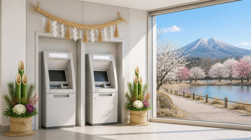 常陽銀行の年末年始(2026-2027)ATMや窓口の営業日・営業時間はいつ?手数料はいくら?