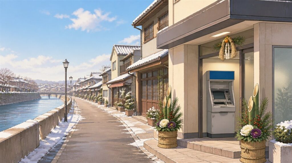 こましん(小松川信用金庫)の年末年始(2026-2027)ATMや窓口の営業日・営業時間はいつ?手数料はいくら?