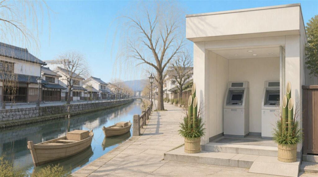 大牟田柳川信用金庫の年末年始(2026-2027)ATMや窓口の営業日・営業時間はいつ?手数料はいくら?