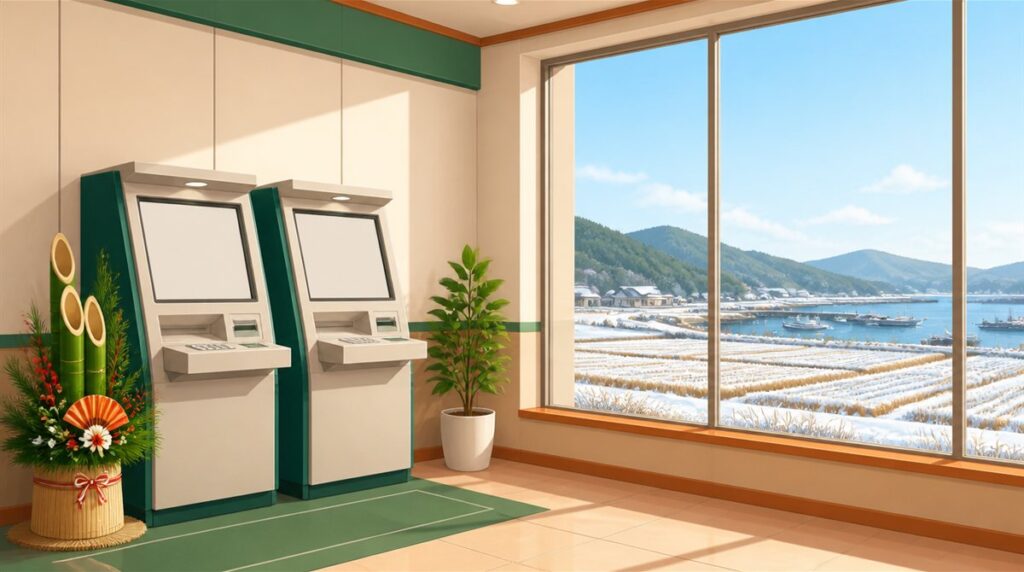 相双五城信用組合の年末年始2026-2027のATMと窓口の営業時間・手数料