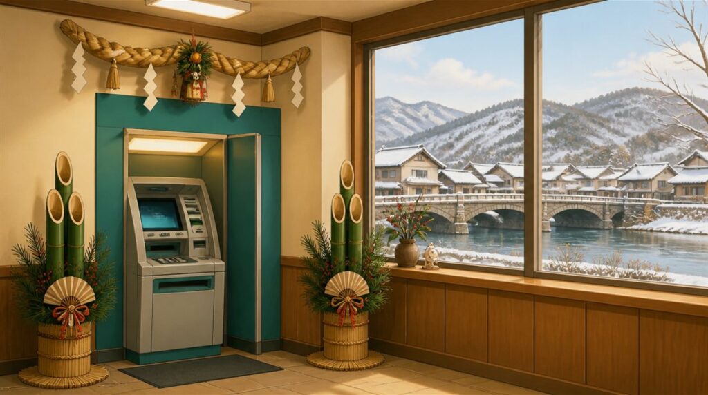 津山信金(津山信用金庫)の年末年始(2026-2027)ATMや窓口の営業日・営業時間はいつ？手数料はいくら？
