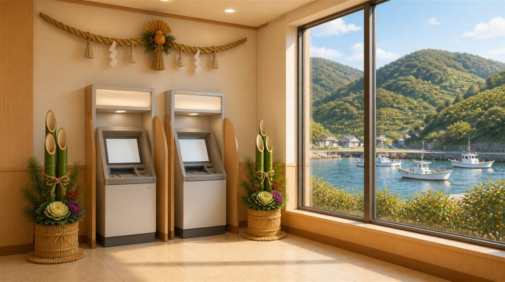 宇和島信用金庫の年末年始2026-2027のATMと窓口の営業時間・手数料
